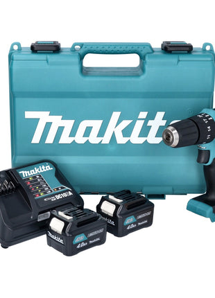 Makita HP 332 DSME Akku Schlagbohrschrauber 12 V 35 Nm Brushless + 2x Akku 4,0 Ah + Ladegerät + Koffer - Toolbrothers