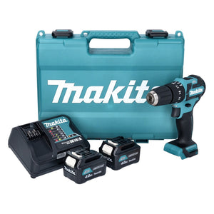 Makita HP 332 DSME Akku Schlagbohrschrauber 12 V 35 Nm Brushless + 2x Akku 4,0 Ah + Ladegerät + Koffer