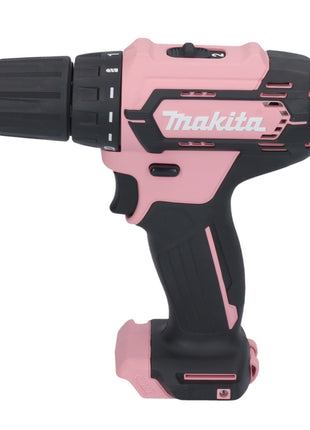 Makita DF 333 DWAP2 Akku Bohrschrauber 12 V 30 Nm pink + 2x Akku 2,0 Ah + Ladegerät + Zubehörset + Koffer