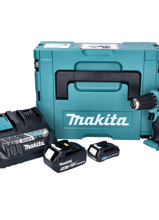 Makita DF 333 DNX12 perceuse-visseuse sans fil 12 V 30 Nm + 1x batterie 2,0 Ah + 1x batterie 18 V 5,0 Ah + chargeur + Makpac