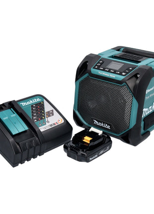 Makita DMR 203 RA1 Głośnik Bluetooth 12 V 18 V IP64 + 1x akumulator 2,0 Ah + ładowarka