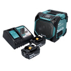 Makita DMR 203 RF Bluetooth Lautsprecher 12 V 18 V IP64 + 2x Akku 3,0 Ah + Ladegerät