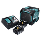 Makita DMR 203 RT Altavoz Bluetooth 12 V 18 V IP64 + 2x baterías 5,0 Ah + cargador