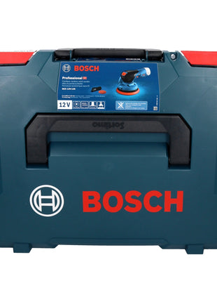 Bosch GEX 12V-125 Professional Akku Exzenterschleifer 12 V 125 mm Brushless + 2x Akku 3,0 Ah + Ladegerät + L-Boxx - Toolbrothers