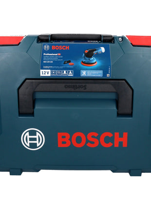 Bosch GEX 12V-125 Professional Akku Exzenterschleifer 12 V 125 mm Brushless + 2x Akku 6,0 Ah + Ladegerät + L-Boxx - Toolbrothers