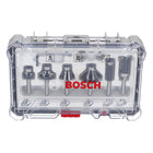 Bosch Rand- und Kantenfräser Set 6 tlg. 1/4