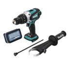 Taladro percutor inalámbrico Makita DHP 458 Z 18 V 91 Nm + juego de puntas 31 piezas (D-30667)