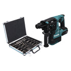 Makita HR 003 GZ Akku Kombihammer 40 V max. 2,8 J SDS plus Brushless + 13 tlg. Bohrer und Meißel Set - ohne Akku, ohne Ladegerät