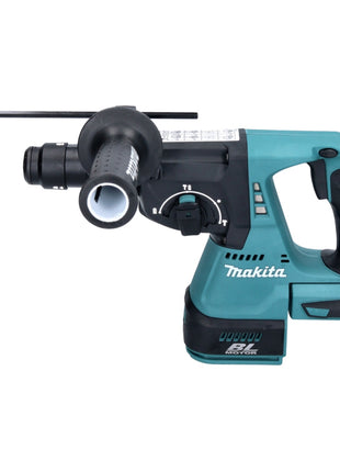 Makita DHR 243 ZJ marteau perforateur sans fil 18 V 2,0 J SDS plus sans balais + jeu de 13 perceuses et burins + Makpac - sans batterie, sans chargeur