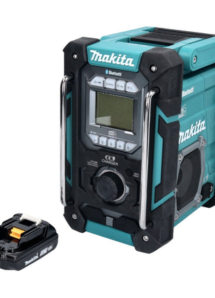 Makita DMR 301 A1 Akku Baustellenradio 12 V max. - 18 V DAB / DAB+ / Bluetooth + 1x Akku 2,0 Ah - ohne Ladegerät