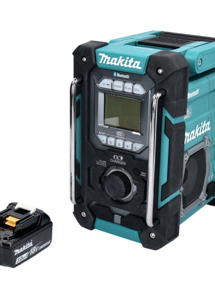 Makita DMR 301 F1 Akku Baustellenradio 12 V max. - 18 V DAB / DAB+ / Bluetooth + 1x Akku 3,0 Ah - ohne Ladegerät