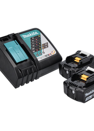 Makita DMR 301 Radio de obra con batería RF 12 V máx. - 18 V DAB / DAB+ / Bluetooth + 2x baterías 3,0 Ah + cargador