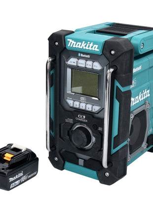 Makita DMR 301 T1 Akku Baustellenradio 12 V max. - 18 V DAB / DAB+ / Bluetooth + 1x Akku 5,0 Ah - ohne Ladegerät