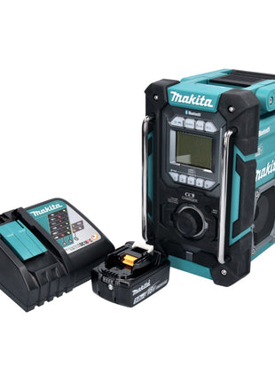 Makita DMR 301 RT1 Akku Baustellenradio 12 V max. - 18 V DAB / DAB+ / Bluetooth + 1x Akku 5,0 Ah + Ladegerät