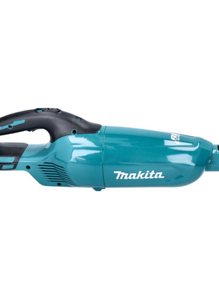 Aspirador inalámbrico Makita DCL 280 FZ 18 V sin escobillas + boquilla para suelos de alfombras - sin batería, sin cargador