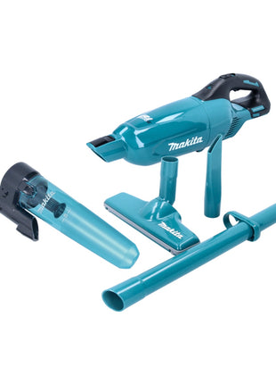 Makita DCL 280 FZ Akku Staubsauger 18 V Brushless + Zyklon Abscheidervorsatz 400 ml ( 191D73-9 ) - ohne Akku, ohne Ladegerät