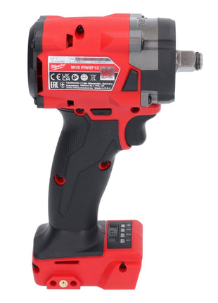 Llave de impacto a batería Milwaukee M18 FIW2F12-0X 18 V 339 Nm 1/2" sin escobillas (4933478443) + caja HD - sin batería, sin cargador