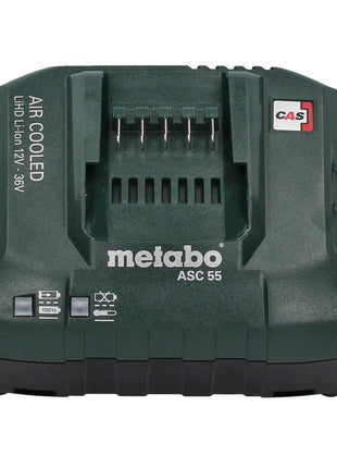 Metabo Basis Set 2x Li-Power Akkupack 18 V 4,0 Ah CAS Li-Ion Akku + ASC 55 Ladegerät + metaBOX ( 685064000 )