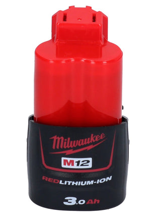 Kit de démarrage de batterie Milwaukee M12 NRG-301 Batterie Li-Ion 12 V 3,0 Ah / 3000 mAh (4932451388) + chargeur M12-C12C (4932352000)