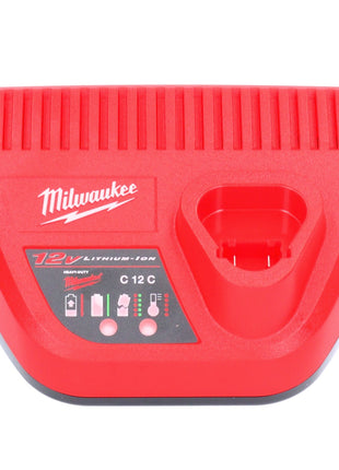 Milwaukee M12 NRG-303 Akku Starter Set 3x 12 V 3,0 Ah / 3000 mAh Li-Ion Akku ( 4933459207 ) + M12-C12C Ladegerät