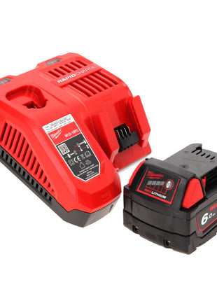 Souffleur à feuilles sans balais Milwaukee M18 FBL-601FC + 1x batterie 6,0 Ah + chargeur