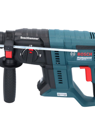 Bosch GBH 18V-21 Taladro percutor inalámbrico profesional 18 V 2,0 J sin escobillas + 1x batería 2,0 Ah + L-BOXX - sin cargador