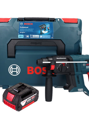 Bosch GBH 18V-21 Taladro percutor inalámbrico profesional 18 V 2,0 J sin escobillas + 1x batería 4,0 Ah + L-BOXX - sin cargador