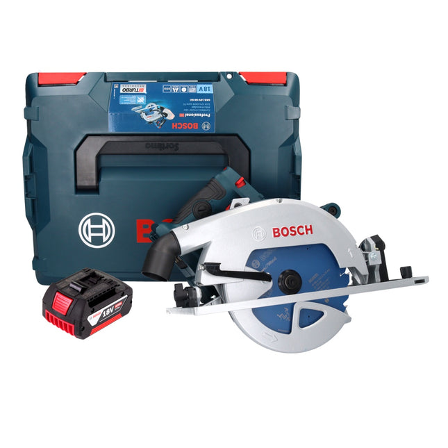 Bosch GKS 18V-68 GC Sierra circular profesional con acumulador 18 V 190 mm Biturbo Brushless + 1x acumulador 4,0 Ah + L-BOXX - sin cargador