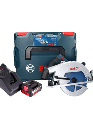 Bosch GKS 18V-68 GC Professional Scie circulaire portative sans fil 18 V 190 mm Biturbo Brushless + 1x batterie 4,0 Ah + chargeur + L-BOXX