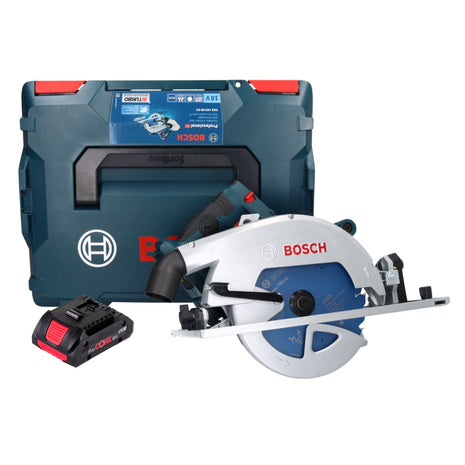 Bosch GKS 18V-68 GC Sega circolare professionale a batteria 18 V 190 mm Biturbo Brushless + 1x batteria ricaricabile ProCORE 4,0 Ah + L-BOXX - senza caricabatterie