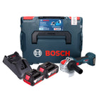 Bosch GWX 18V-7 Professional Akku Winkelschleifer 18 V 125 mm Brushless X-LOCK ( 06019H9105 ) + 2x Akku 4,0 Ah  + Ladegerät + L-Boxx - Toolbrothers