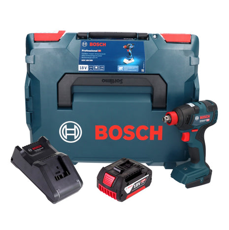 Bosch GDX 18V-200 Professional Clé à chocs rotative sans fil 18 V 200 Nm sans balais + 1x batterie 4,0 Ah + chargeur + L-BOXX