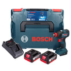 Bosch GDX 18V-200 Professional cordless impact wrench 18 V 200 Nm brushless + 2x rechargeable battery 5.0 Ah + charger + L-BOXX