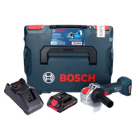 Bosch GWX 18V-7 Professional Akku Winkelschleifer 18 V 125 mm Brushless X-LOCK + 1x ProCORE Akku 4,0 Ah + Ladegerät + L-Boxx - Toolbrothers