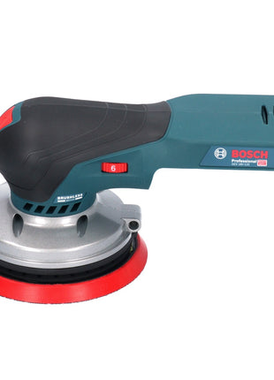 Bosch GEX 18V-125 Lijadora excéntrica profesional a batería 18 V 125 mm sin escobillas + 4x juego de lijado Toolbrothers TURTLE + L-BOXX - sin batería, sin cargador