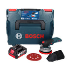 Bosch GEX 18V-125 Professional cordless random orbital sander 18 V 125 mm brushless + 1x rechargeable battery 4.0 Ah + L-BOXX - without charger