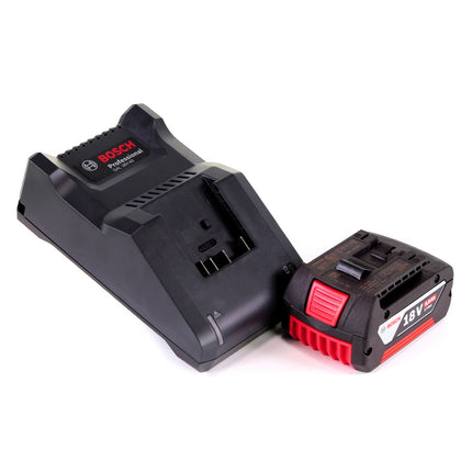 Bosch GWS 18V-10 Smerigliatrice angolare professionale a batteria 18 V 125 mm brushless + 1x batteria ricaricabile 5,0 Ah + caricabatterie + L-Boxx