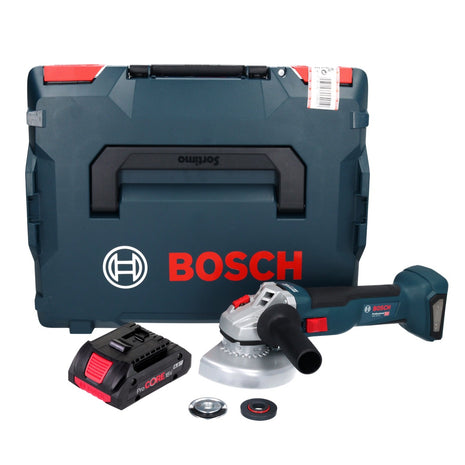 Bosch GWS 18V-10 Smerigliatrice angolare professionale a batteria 18 V 125 mm senza spazzole + 1 batteria ProCORE 4,0 Ah + L-Boxx - senza caricabatterie