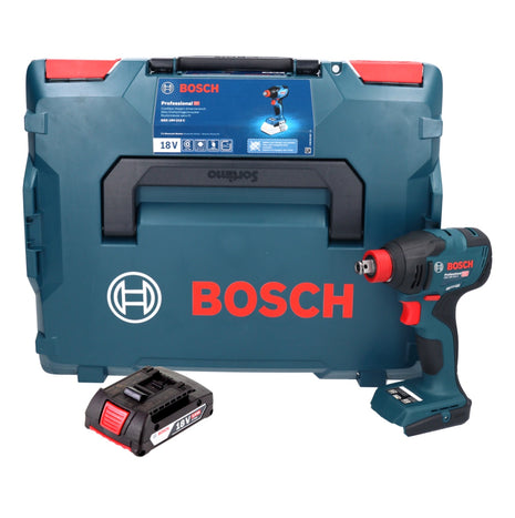 Bosch GDX 18V-210 C Professional Clé à chocs rotative sans fil 18 V 210 Nm sans balais + 1x batterie 2,0 Ah + module de connectivité + L-Boxx - sans chargeur