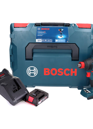 Clé à chocs rotative sans fil Bosch GDX 18V-210 C Professional 18 V 210 Nm sans balais + 1x batterie 2,0 Ah + chargeur + module de connectivité + L-Boxx