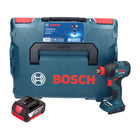 Bosch GDX 18V-210 C Professional cordless impact wrench 18 V 210 Nm brushless + 1x rechargeable battery 4.0 Ah + connectivity module + L-Boxx - without charger