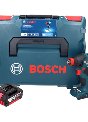 Bosch GDX 18V-210 C Professional Clé à chocs rotative sans fil 18 V 210 Nm sans balais + 1x batterie 4,0 Ah + module de connectivité + L-Boxx - sans chargeur