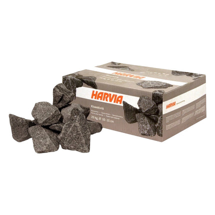 Harvia AC3020 piedras de sauna piedras de cantera 20 kg 10 - 15 cm para estufas eléctricas y de leña
