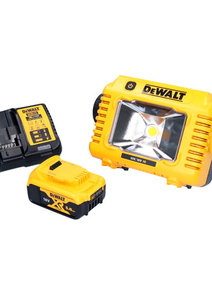 Projecteur de travail LED sur batterie DeWalt DCL 077 P1 12 V 18 V 2000 lm IP54 + 1x batterie 5,0 Ah + chargeur