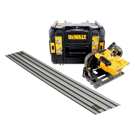 Sierra de inmersión inalámbrica DeWalt DCS 520 NT 54 V Flexvolt 165 mm + riel guía + TSTAK - sin batería, sin cargador