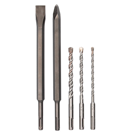 Metabo BH 18 LTX BL 16 akumulatorowa wiertarko-wkrętarka udarowa 18 V 1,3 J SDS plus Brushless + 5-częściowy zestaw wierteł i dłut + metaBOX - bez akumulatora, bez ładowarki