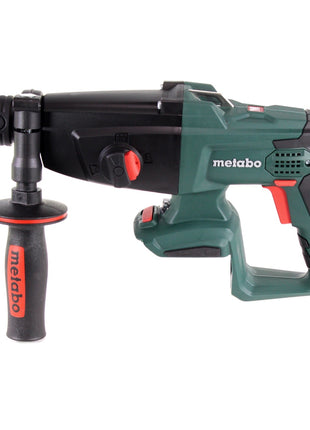 Metabo KHA 18 LTX Akku Kombihammer 18 V 2,2 J SDS Plus + 5 tlg. Bohrer und Meißel Set + metaBOX - ohne Akku, ohne Ladegerät