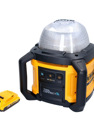 Projecteur de chantier à batterie DeWalt DCL 074 18 V 5000 lm 4000 Kelvin + 1x batterie 2,0 Ah - sans chargeur