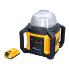 Projecteur de chantier à batterie DeWalt DCL 074 18 V 5000 lm 4000 Kelvin + 1x batterie 2,0 Ah - sans chargeur