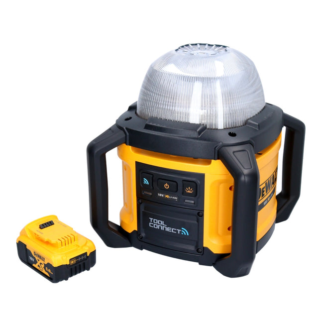 DeWalt DCL 074 Proyector recargable para obras 18 V 5000 lm 4000 Kelvin + 1x batería recargable 5,0 Ah - sin cargador